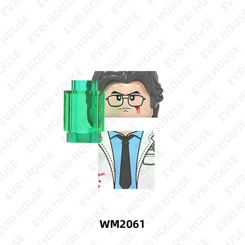 Horror Movie Mini Action Figures Bricks