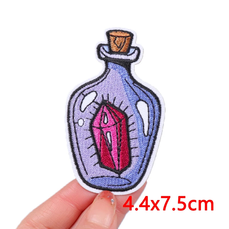 Cartoon/Food Patch Small Animal Embroidery Patches On Clothes DIY Iron On Patches For Clothing