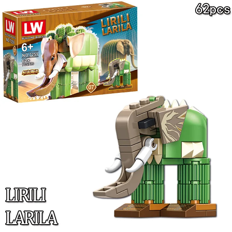 Brainrots Figure Toys Building Blocks Gift Blind Box