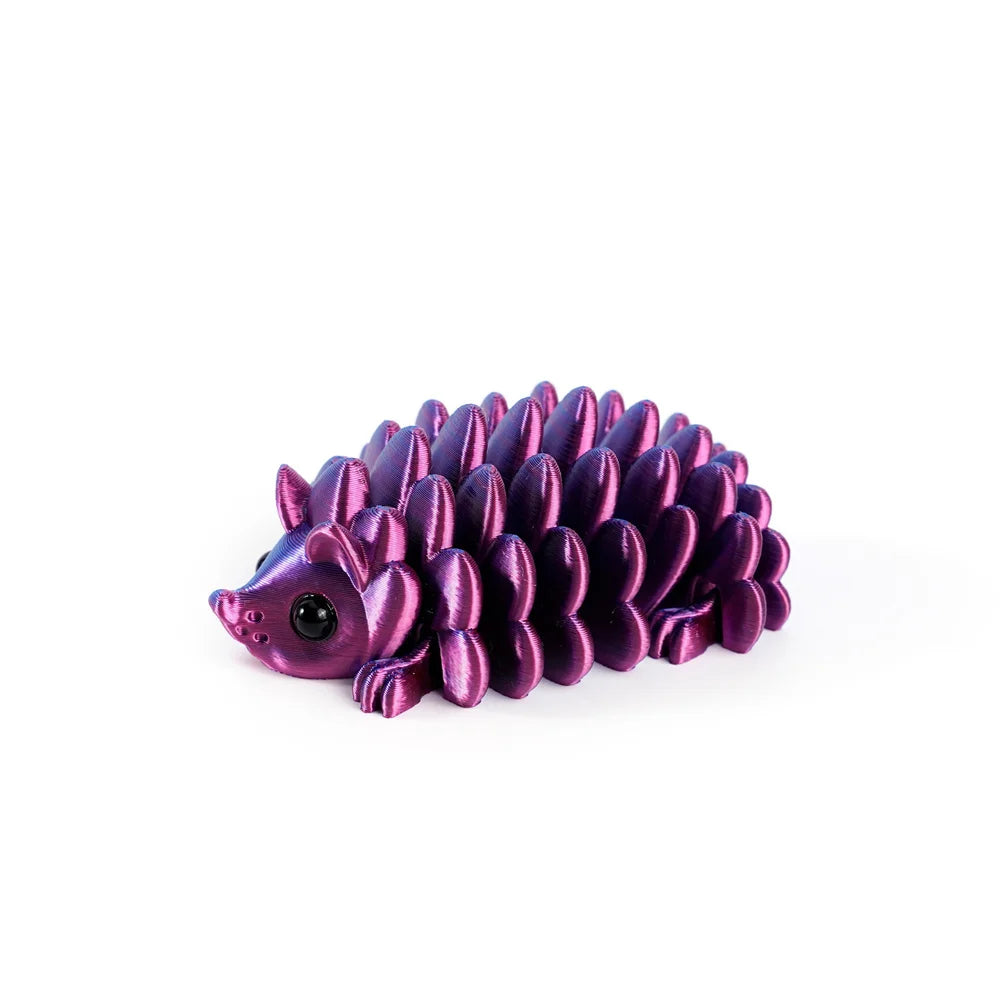 3D Printed Hedgehog Figurine - Versatile Indoor & Outdoor Home Desk Decor