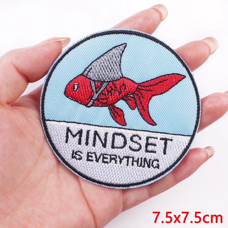 Animal Cat Possum Fox Patch Cartoon Embroidery Patch Iron On Patches For Clothing