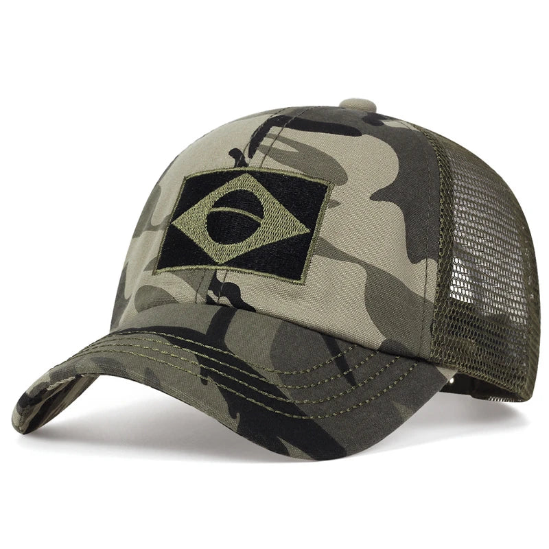 Brazil Camo Baseball Cap – Jungle Combat Hat