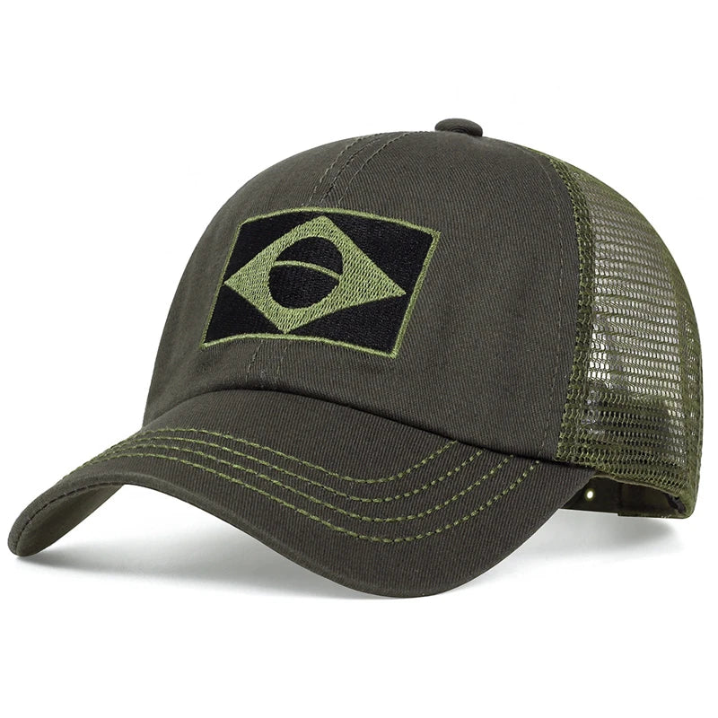 Brazil Camo Baseball Cap – Jungle Combat Hat