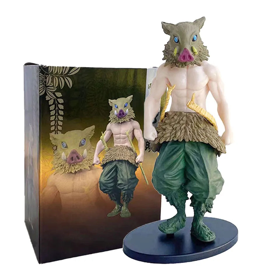 Demon Slayer Anime Action Figure - Kamado Tanjirou with Agatsuma Zenitsu And Nezuko PVC Model Toys