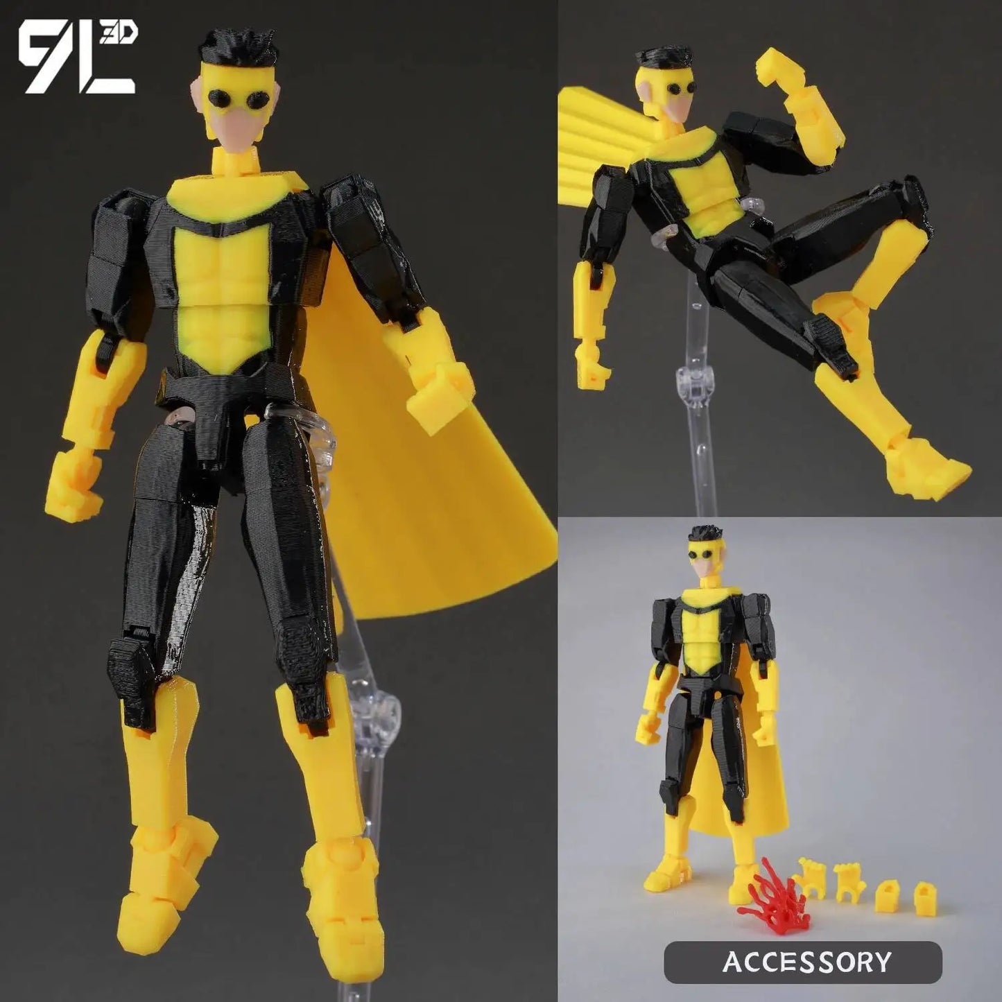 LUCKY13 Titan13 Multi-Joint Superhero Collectible Figure