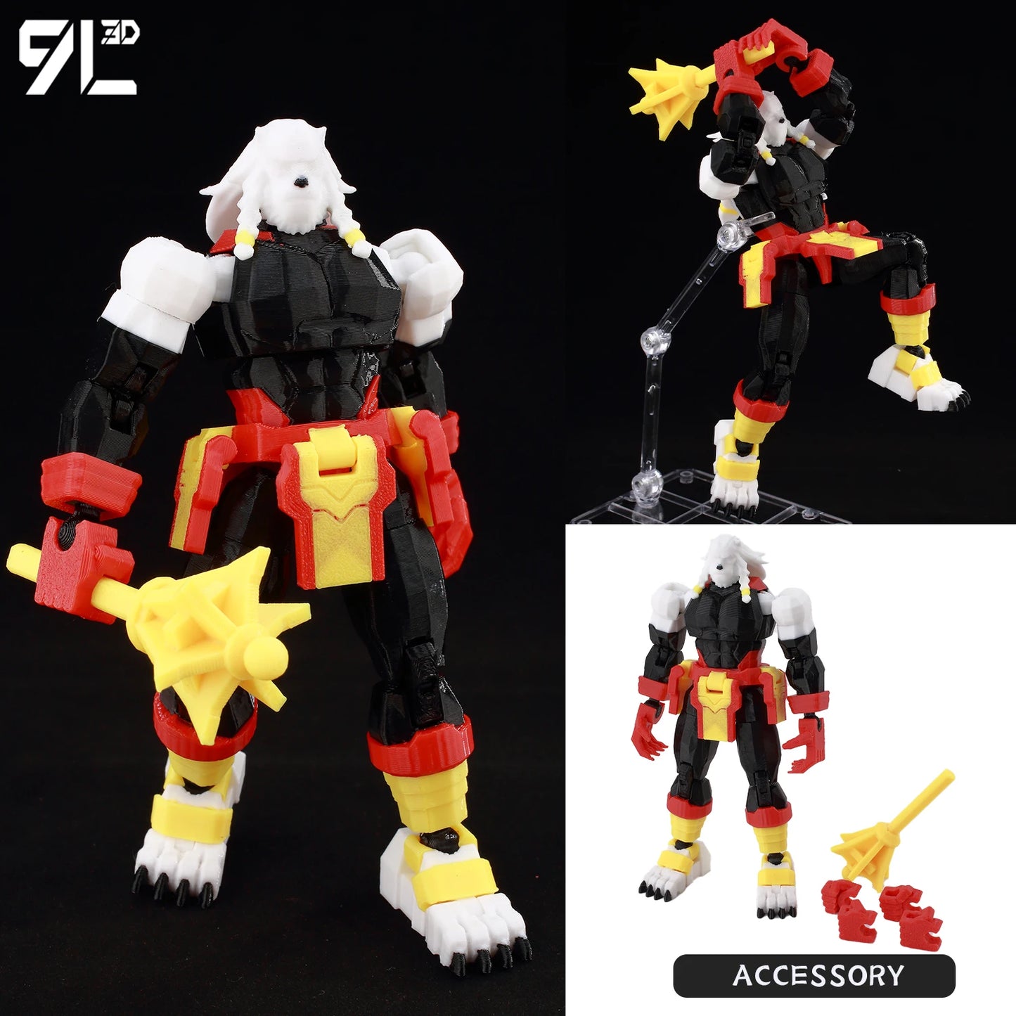 LUCKY13 Titan13 Multi-Joint Superhero Collectible Figure