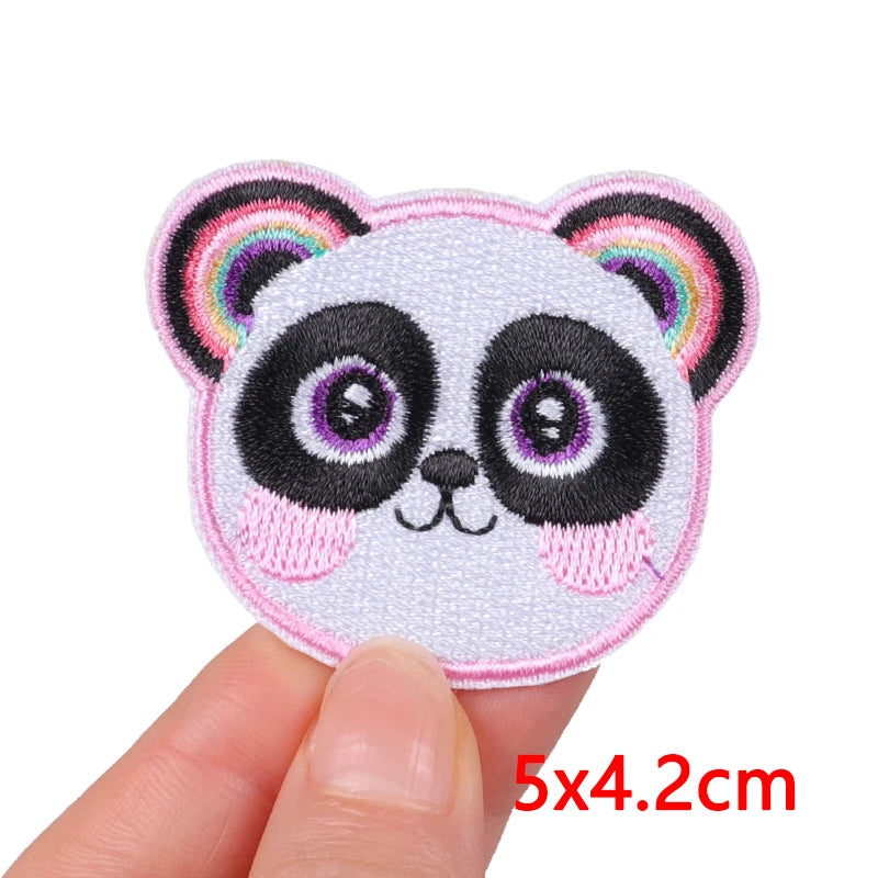 Cartoon/Food Patch Small Animal Embroidery Patches On Clothes DIY Iron On Patches For Clothing