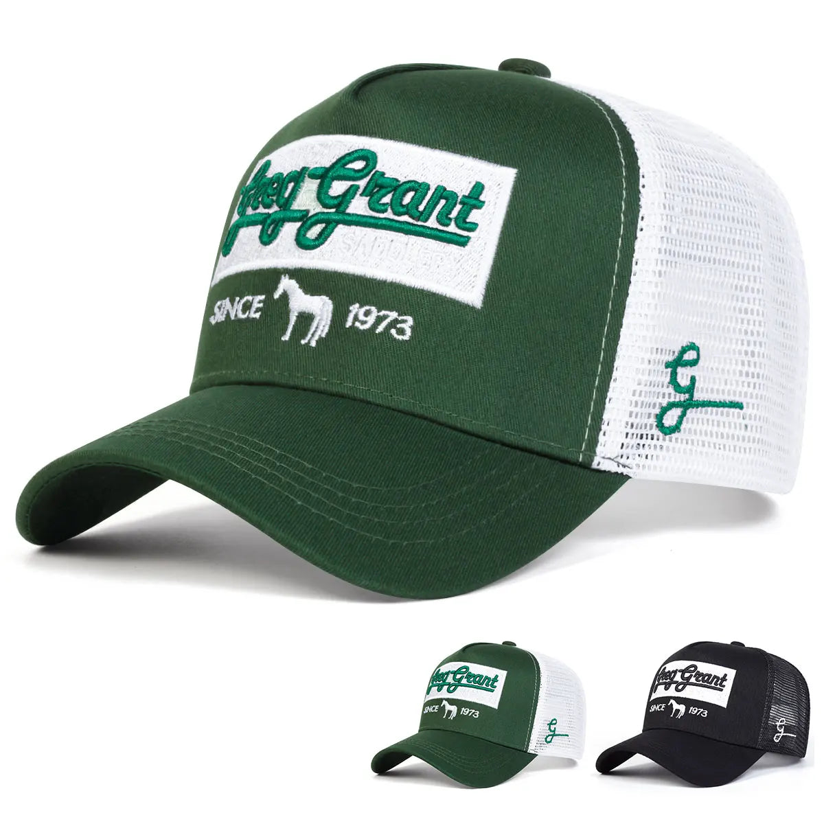 Unisex “Since 1973” Embroidered Mesh Baseball Cap – Adjustable Hat