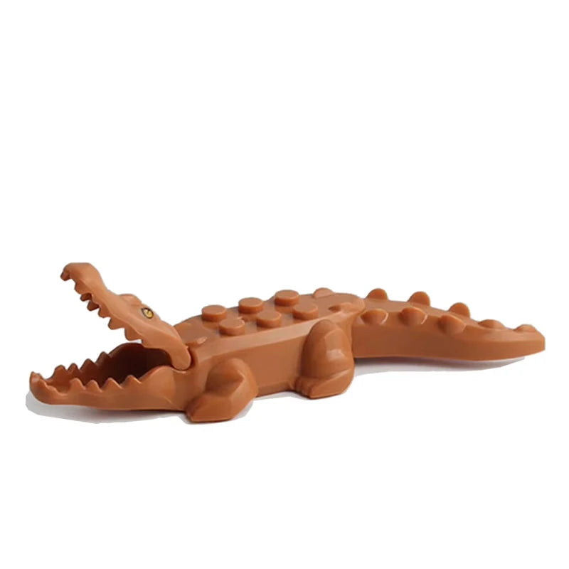 MOC Farm Zoo Animal Building Blocks Kids Toys