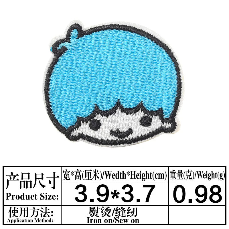 Sanrio Kawaii Embroideried Iron on Patches