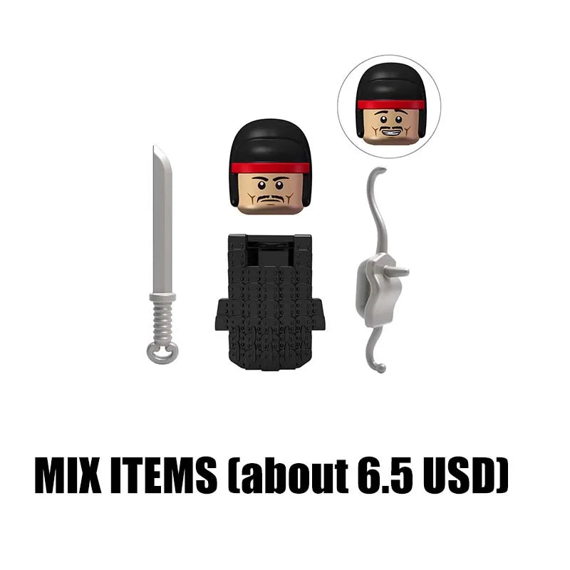 Mix Items Building Blocks Toys for Children Single