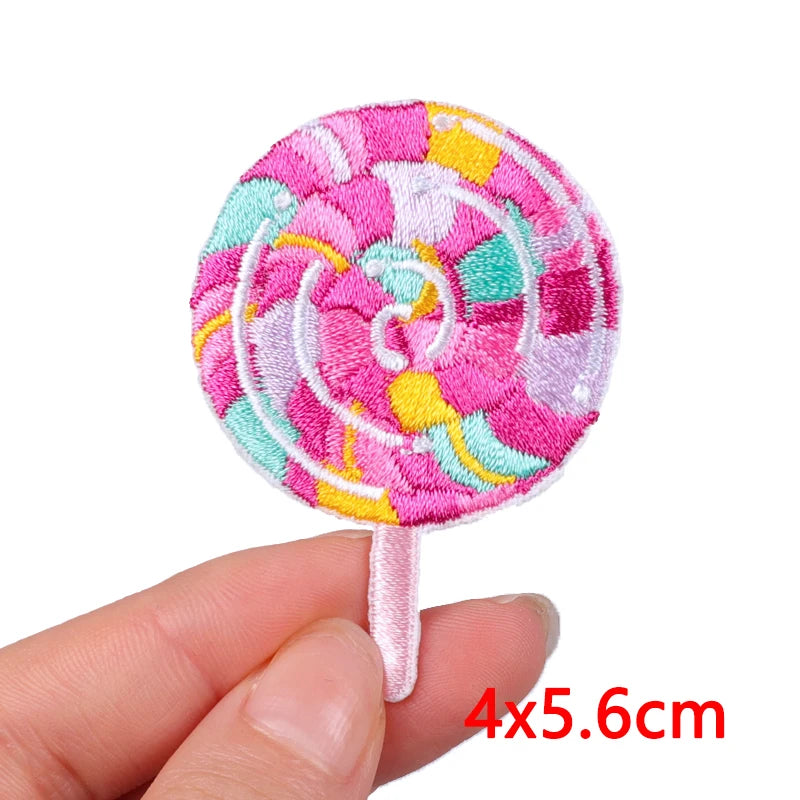 Cartoon/Food Patch Small Animal Embroidery Patches On Clothes DIY Iron On Patches For Clothing