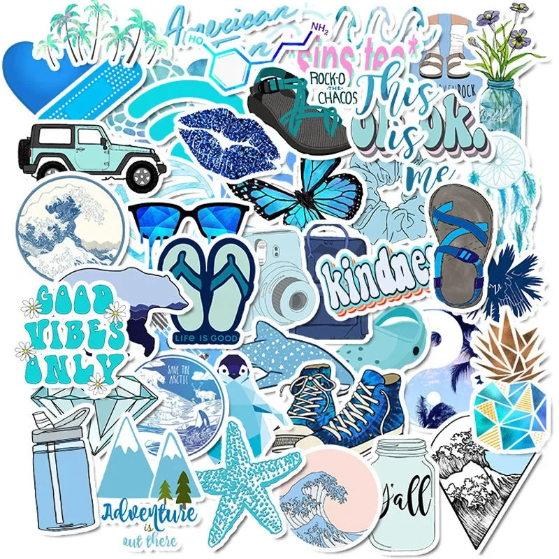 33 Styles Stickers 50PCS/Pack Decals Sticker For DIY Sticker
