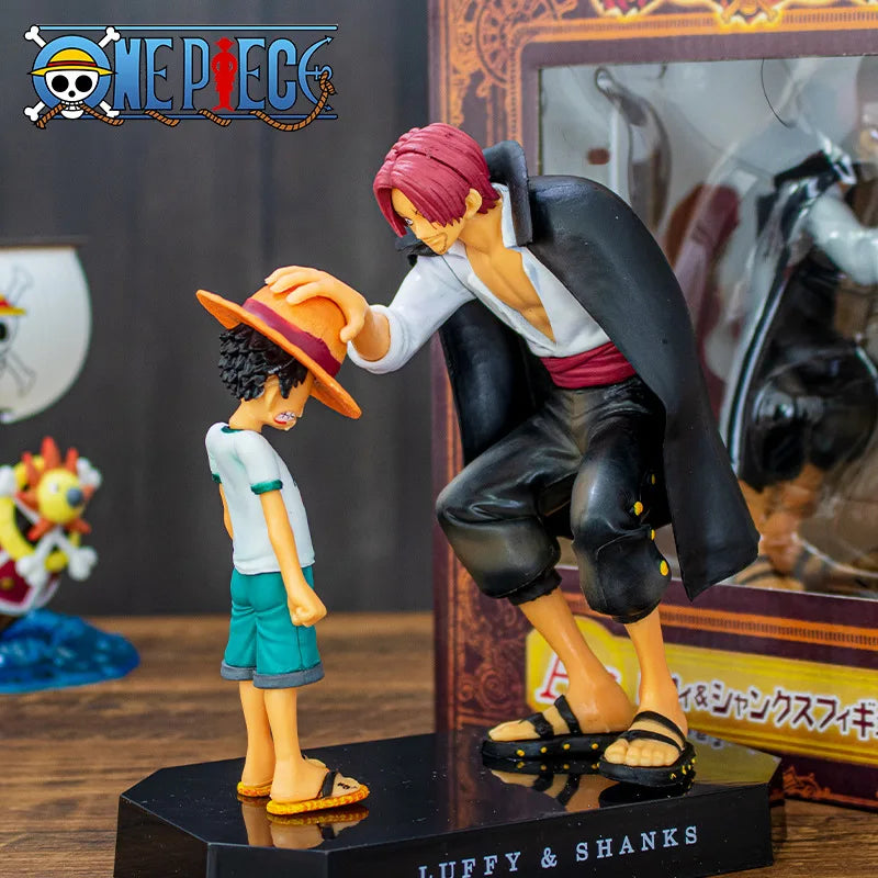 One Piece Anime Figure Four Emperors Shanks Straw Hat Luffy Action Figure