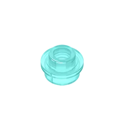 Round 1X1 W. Through Hole Compatible Children's DIY Educational Building Blocks