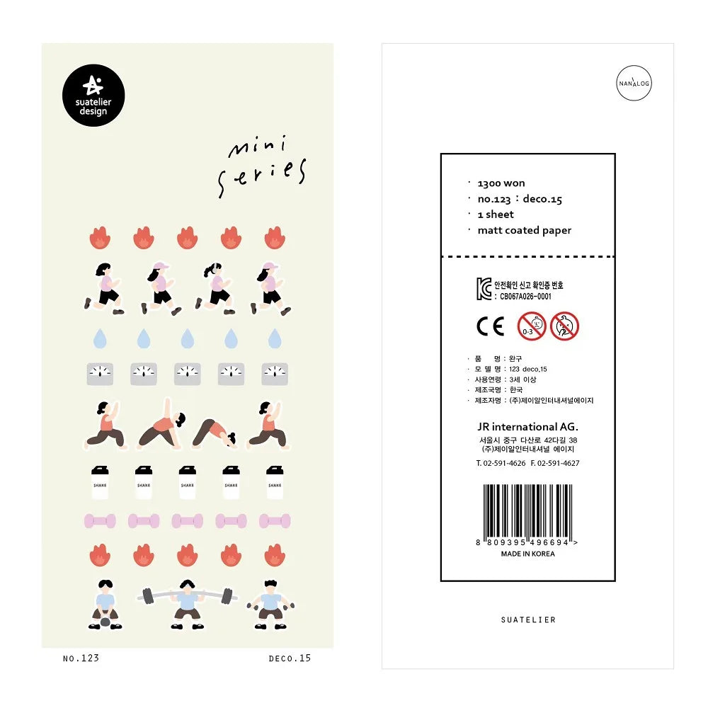 Korean Import Original Collection Kawaii Daily Stickers