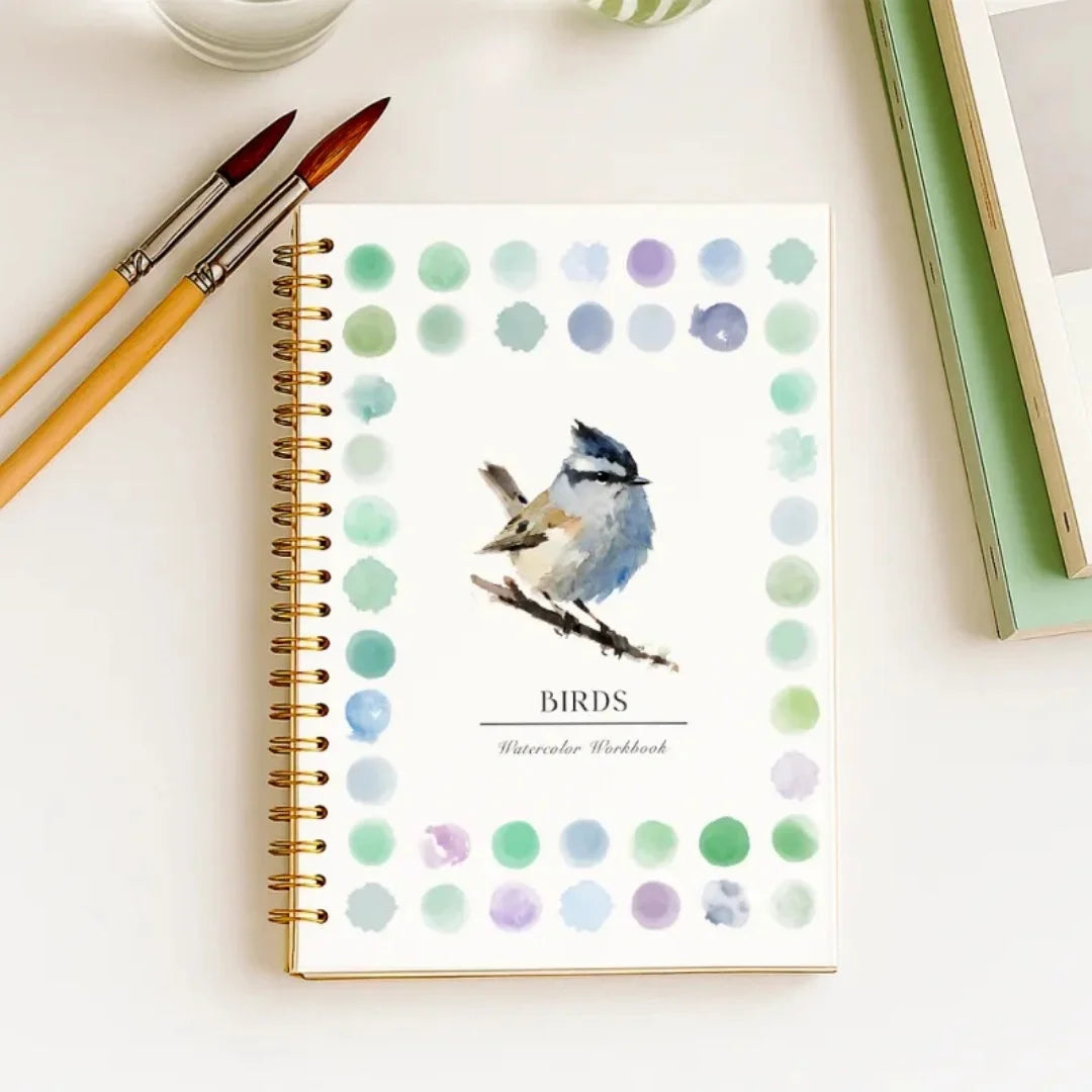 A Special Animal Themed Watercolor Coloring Book