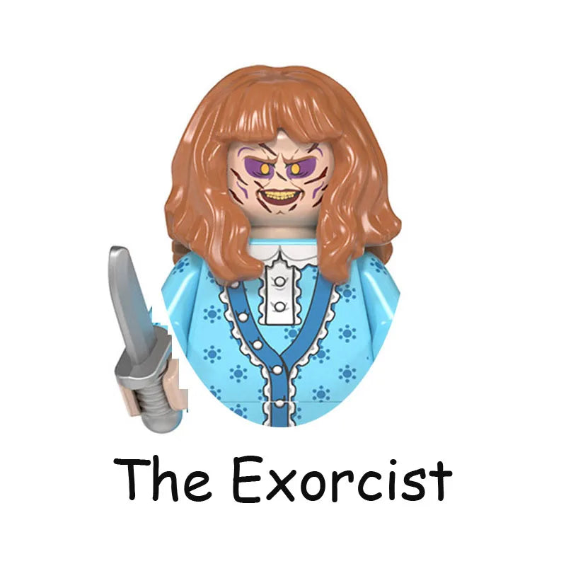 4Pcs/Set The Horrible Movie Dustin Mike Vecna Will Eleven Model Figure Blocks Construction Bricks Toys