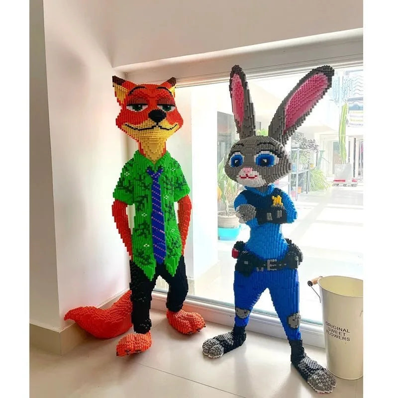 Animal City Judy Rabbit Nick Fox Building Blocks for Children