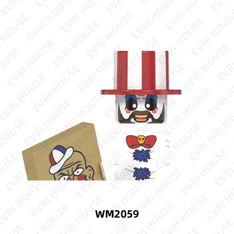 Horror Movie Mini Action Figures Bricks