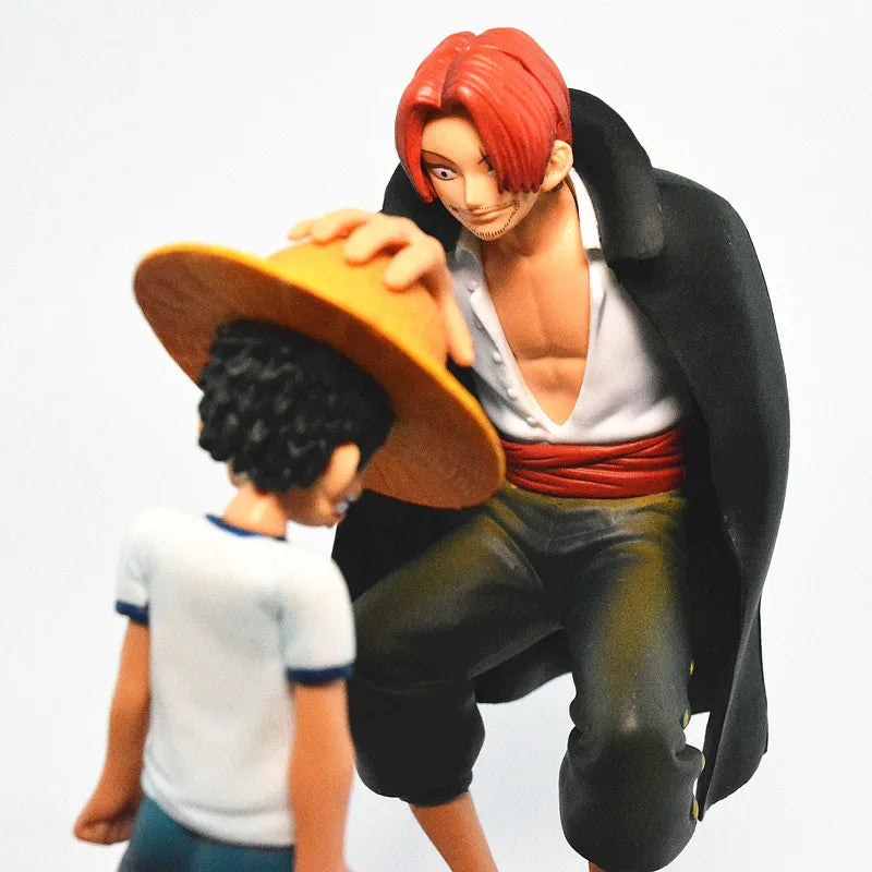 One Piece Anime Figure Four Emperors Shanks Straw Hat Luffy Action Figure