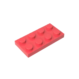 Plate 2 x 4 Compatible Children's DIY building block Particles Plate DIY