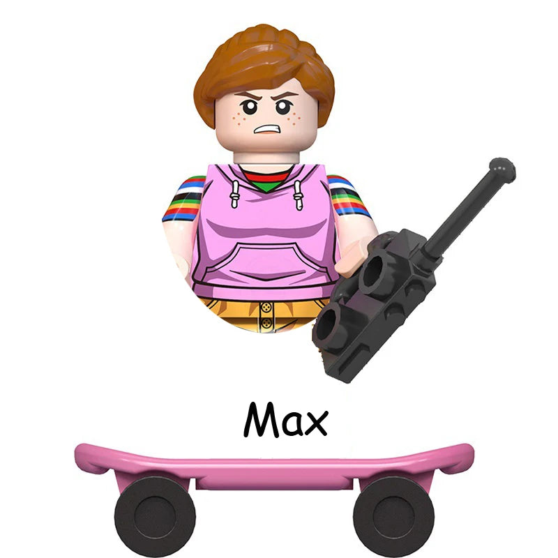 The Terrible Movie Upside Down Dustin Mike Lucas Will Eleven Model Building Blocks