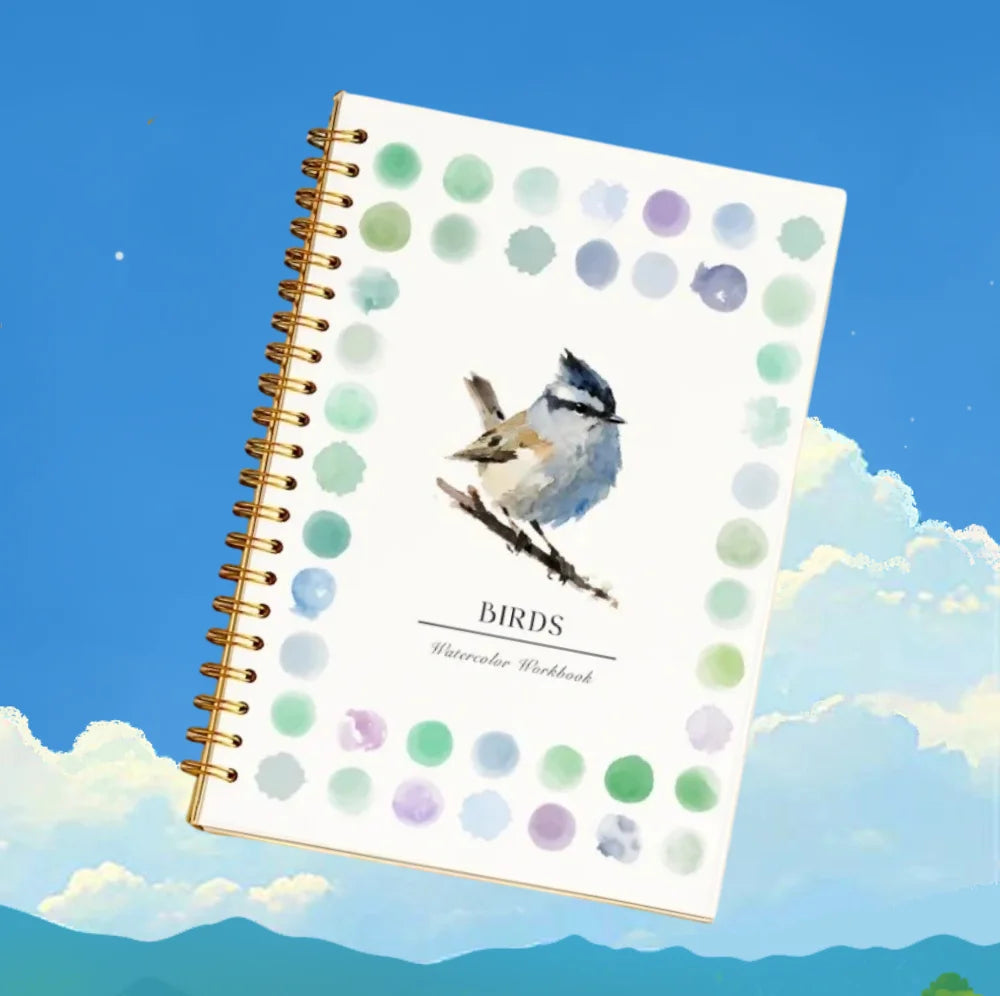 A Special Animal Themed Watercolor Coloring Book