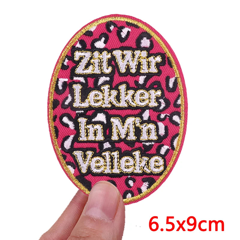 Netherland Embroidery Patches Netherland Carnival Patch Iron On Patches For Clothing