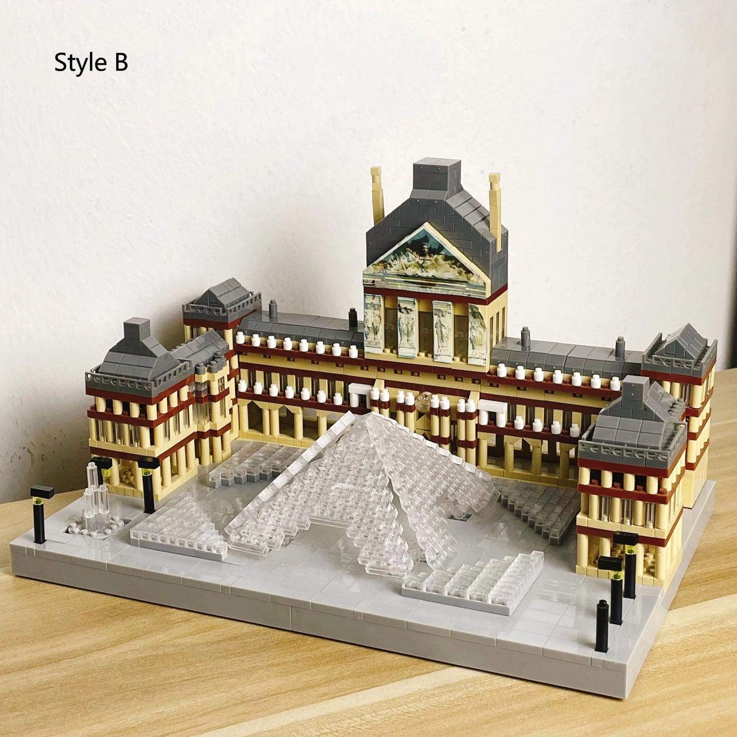 Louvre Micro Mini Building Blocks for Adult, Architecture Toys Set