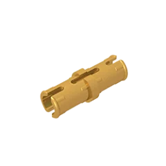 Pin with Friction Ridges Lengthwise, Staggered, Compatible DIY Educational blocks