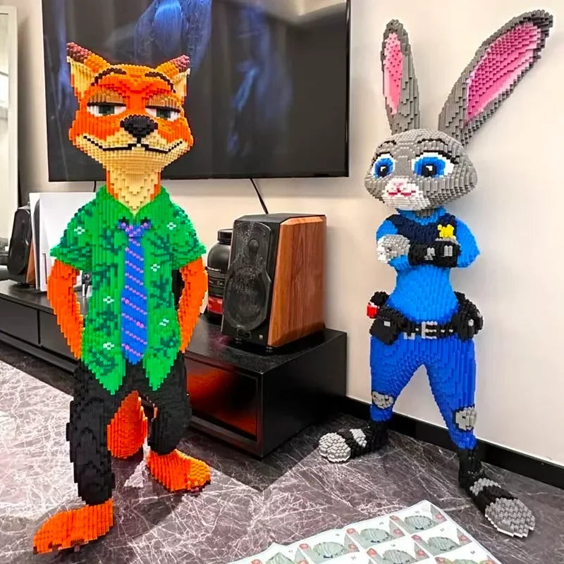 Animal City Judy Rabbit Nick Fox Building Blocks for Children